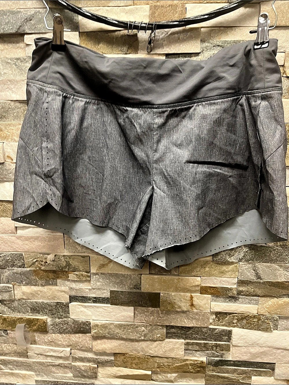 Athleta Athletic Shorts in Gray Size Medium